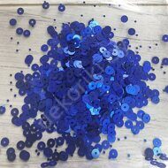 Пайетки "Пайетки" 4 мм ( 5 грамм), цв.синий