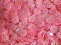 Пайетки круглые 8 мм (5 грамм), розовый