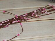 Тычинки на проволоке 40 см, цв.розовый