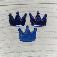 Патч глянец "Корона" 3,5*3 см, синий
