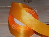 Лента атласная 40 мм желто-оранжевый