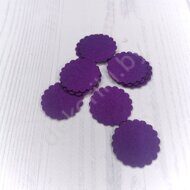 Фетровые пяточки ажурные 25 мм, цв.фиолетовый (10 шт)