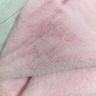 Мех с коротким ворсом 25*30 см, цв.розовый