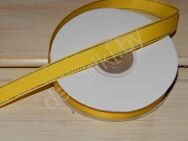 Лента репсовая с люрексом 12 мм, цв.желтый 15