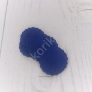 Фетровые пяточки ажурные 30 мм, цв.синий (10 шт)
