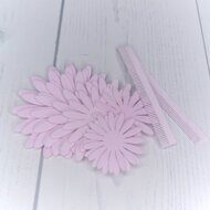 Набор для изготовления цветов из иранского фоамирана 1 мм "Хризантема", цв.розовый (12 деталей)